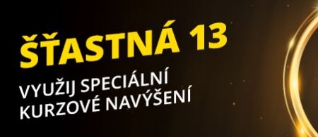 Fortuna a pátek třináctého: o 13 % vyšší výhry!