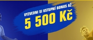 Vyzvedněte si vstupní bonus 5500 Kč od Sazkabetu!