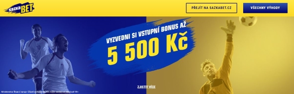 Vyzvedněte si vstupní bonus 5500 Kč od Sazkabetu!