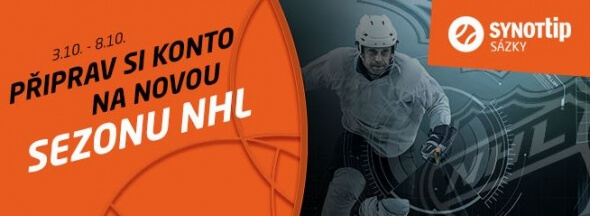 SYNOT TIP a hokejová NHL: vyhrajte 10 000,-