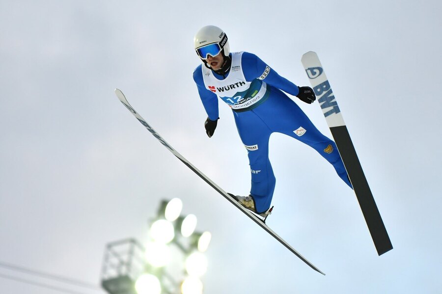 Skoky na lyžích, Mistrovství světa v klasickém lyžování, Roman Koudelka na velkém můstku