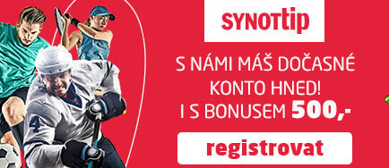 Získej 500 Kč na sázení od SYNOT TIP