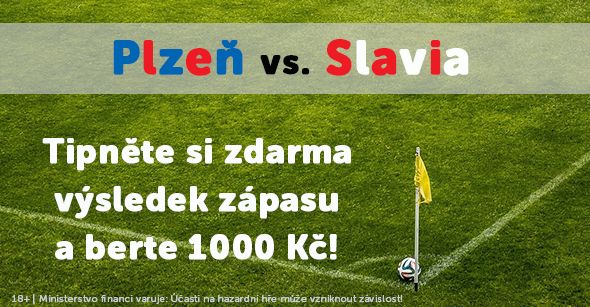 Tipovačka k duelu Plzeň - Slavia o 1000 Kč!