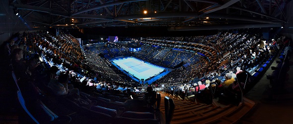 ATP Tour Finals, Turnaj mistrů, londýnská O2 Arena - Zdroj PROMA1, Shutterstock.com