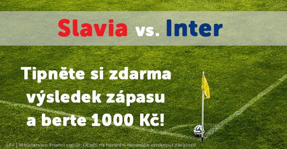 Tipovačka k duelu Slavia - Inter Milán o 1000 Kč!