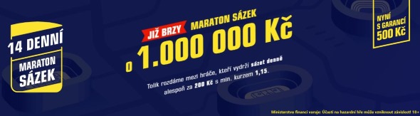 Zapojte se do sázkového maratonu u Sazkabetu o 1 000 000 Kč