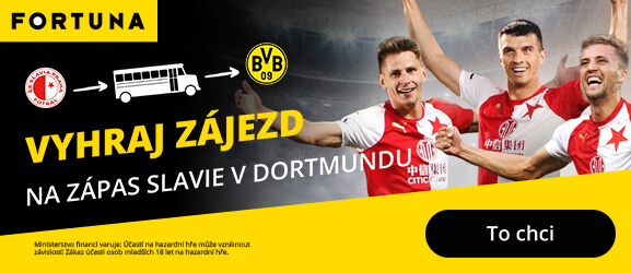 Fortuna - vyhraj zájezd na zápas Dortmund vs. Slavia!