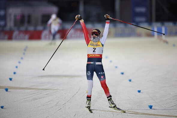 Běh na lyžích, Světový pohár Ruka ve Finsku, norská běžkyně Therese Johaug
