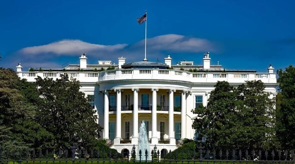 Sídlo amerického prezidenta - Bílý dům ve Washingtonu