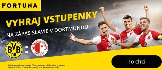 Fortuna - vyhraj lístky na zápas Dortmund - Slavia