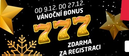 Získejte vánoční bonus 777,- od SYNOT TIPu