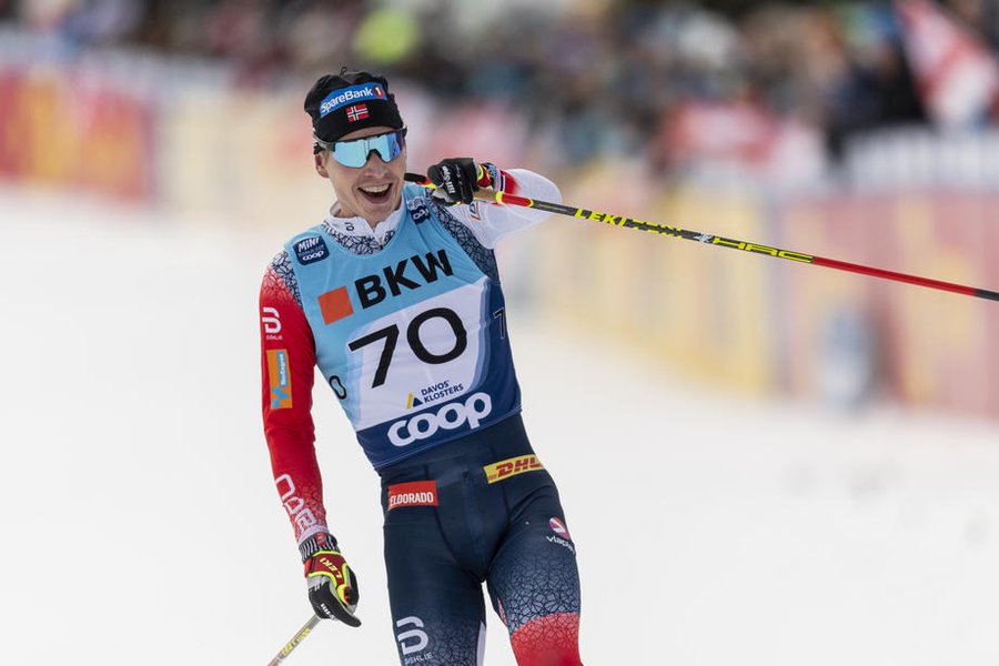 Běh na lyžích, FIS Světový pohár v Davosu, Simen Hegstad Krueger z Norska