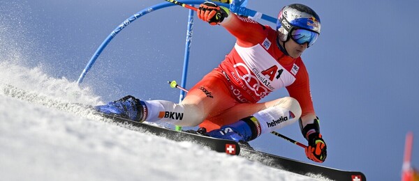 Alpské lyžování, Světový pohár FIS, Marco Odermatt ze Švýcarska při obřím slalomu