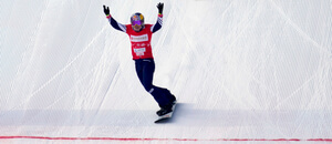 Snowboardcross, Eva Samková a Charlotte Bankes - Zdroj ČTK, AP, Mark Schiefelbein