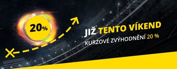 Fortuna nabízí vyšší výhry o 20 procent!