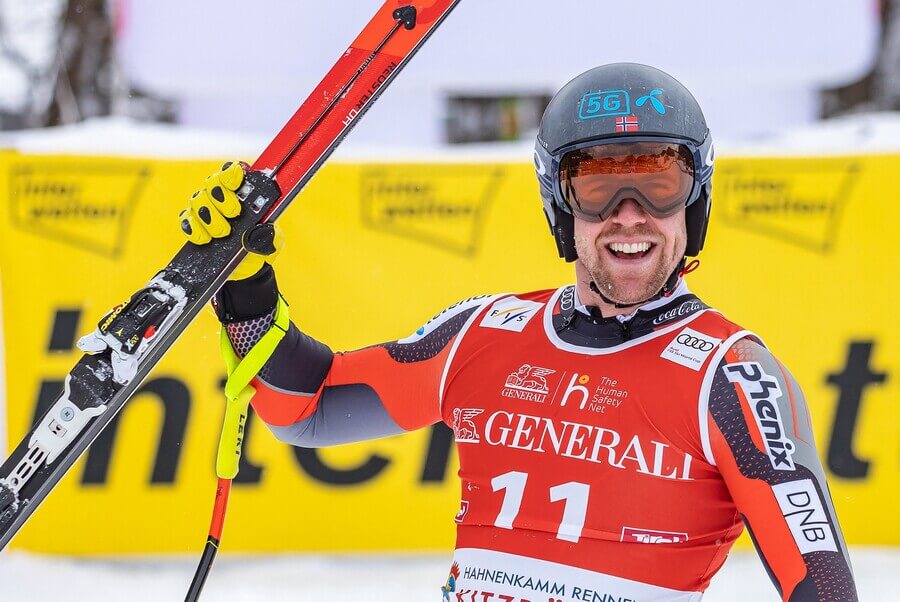 Alpské lyžování, FIS Světový pohár Kitzbuhel, sjezd, Aleksander Aamodt Kilde z Norska