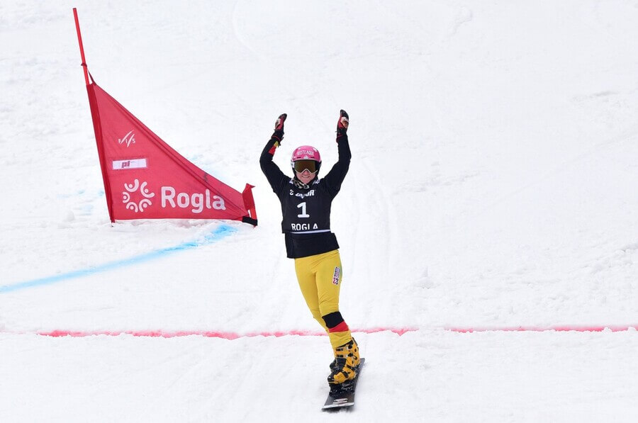 Snowboarding, FIS Světový pohár v paralelním slalomu Rogla, Ramona Theresia Hofmeister z Německa