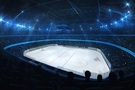 Hokejový stadion před zápasem
