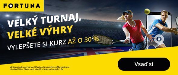 Fortuna a Australian Open: vyšší výhry o 30 %!