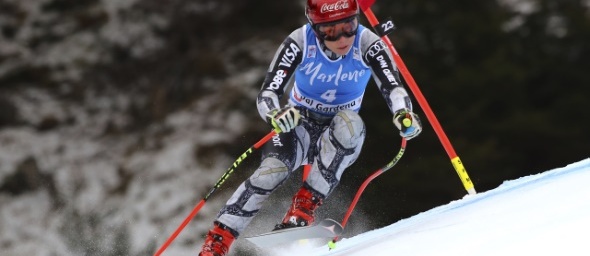 Alpské lyžování, sjezd, Ester Ledecká - Zdroj ČTK, AP, Marco Trovati