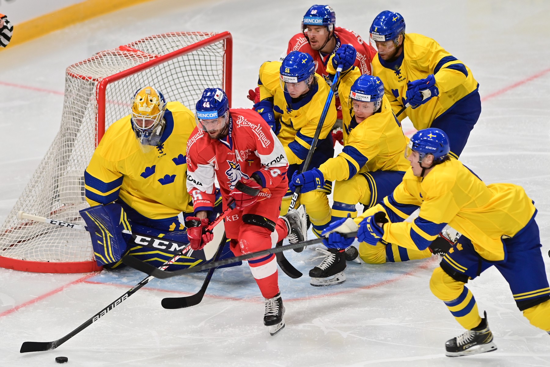 Česká hokejová reprezentace na Beijer Hockey Games - Švédské hokejové hry - program, výsledky, informace, live stream online živě - foto Pavel Mazáč, CNC, Profimedia