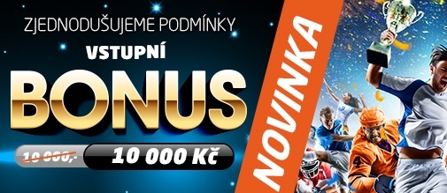 Vstupní bonus u SYNOT TIP