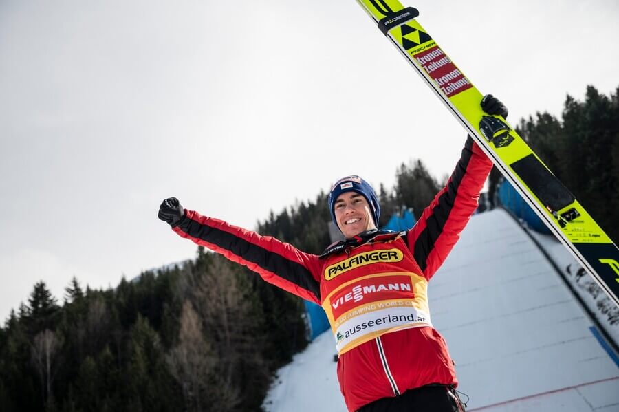 Skoky na lyžích, FIS Světový pohár, Stefan Kraft po vítězství na mamutím můstku Kulm, Tauplitz Bad Mitterndorf, Rakousko