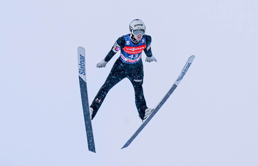 Skoky na lyžích, FIS Světový pohár, Andreas Wellinger z Německa při závodě v Lake Placid