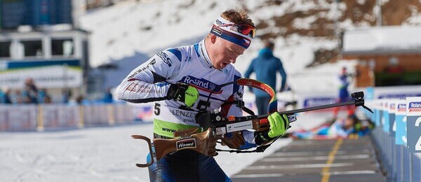 Biatlon, Vítězslav Hornig při závodě v Lenzerheide