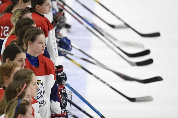 Hokej, ženský hokej, český národní ženský hokejový tým - ČTK, LEHTIKUVA, Heikki Saukkomaa
