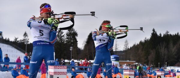 Biatlon, IBU Cup,  Milan Žemlička - Zdroj ČTK,Pavlíček Luboš