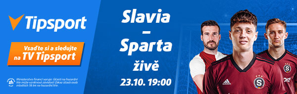 Derby Slavia vs Sparta - live stream zdarma na Tipsport TV