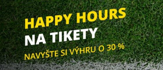 Fortuna Happy Hours - získejte vyšší výhry o 30 %