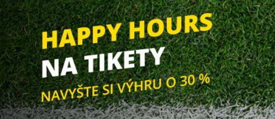 Fortuna Happy Hours - získejte vyšší výhry o 30 %