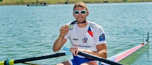 Vodní sporty, veslování, skifař Ondřej Synek se zlatou medailí  - Zdroj ČTK, Šimánek Vít