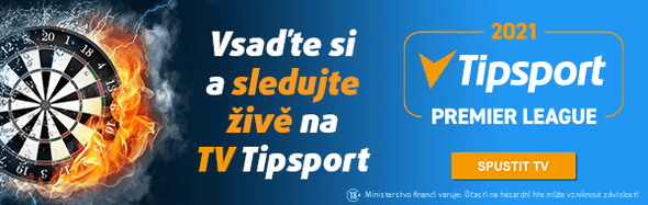 Tipsport Premier League v šipkách 2021 - sledujte živě na TV Tipsport