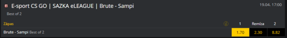 Sazka eLEAGUE v CS:GO - Brute vs. Sampi