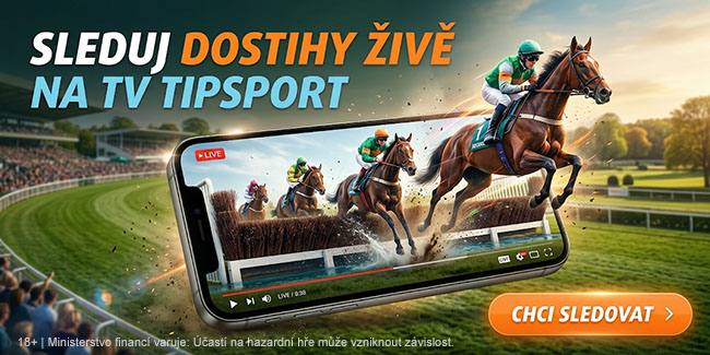 Sleduj dostihy živě na TV Tipsport Sleduj dostihy živě na TV Tipsport
