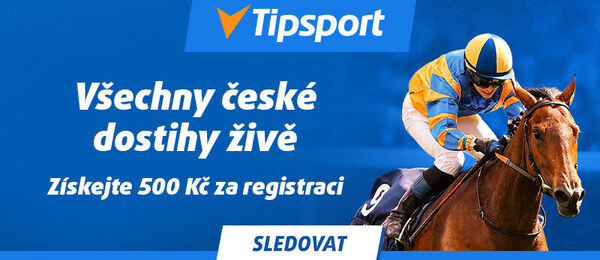 Získejte 500 Kč zdarma a sledujte všechny české dostihy živě u Tipsportu