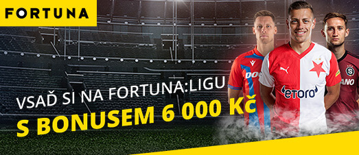 Sledujte Fortuna ligu živě online na Fortuna TV