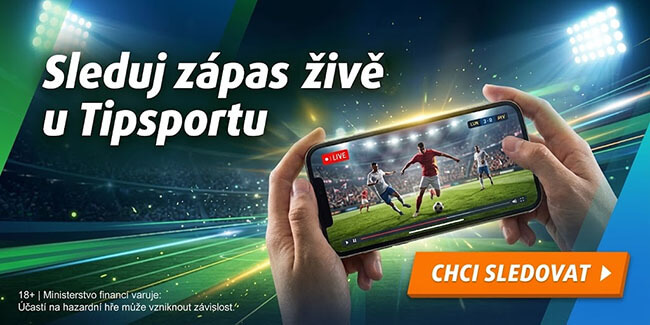Sleduj zápasy živě u Tipsportu Sleduj zápasy živě u Tipsportu