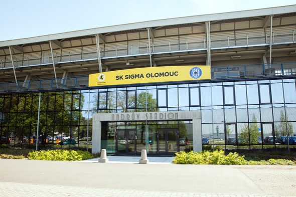 Fortuna Liga, Sigma Olomouc, Stadion fotbalového klubu - Zdroj Julia Kuznetsova, Shutterstock.com