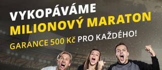 Fortuna vykopává sázkový maraton o 1 000 000 Kč!