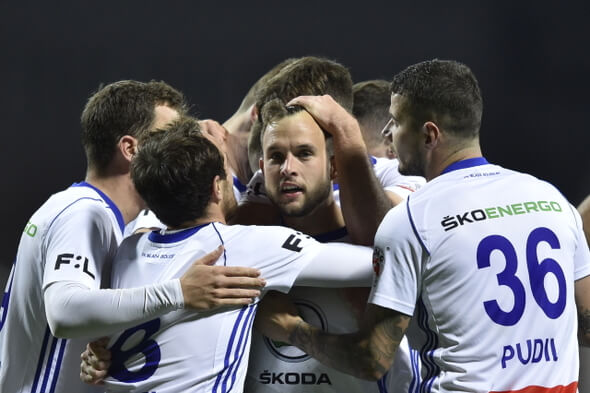 Fotbal, 1. česká Fortuna Liga, Mladá Boleslav, Lukáš Budinský - Zdroj ČTK, Petrášek Radek