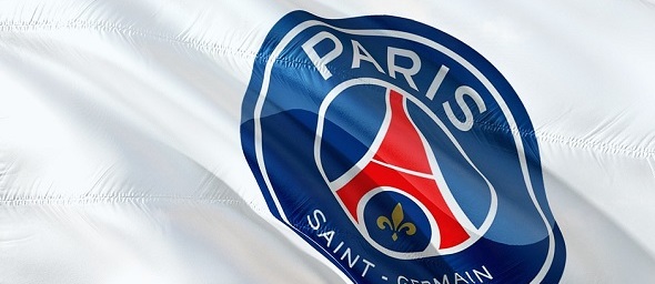Fotbal - vlajka fotbalového klubu Paris Saint-German