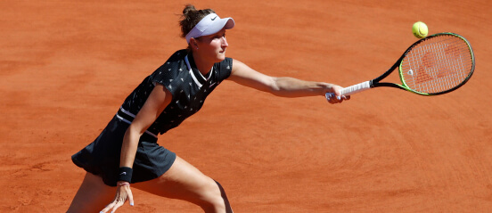 Tenis Roland Garros 2019, Markéta Vondroušová - Zdroj ČTK, AP, Christophe Ena