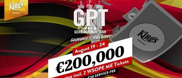 German Poker Tour - summer edition 2020 v King's!