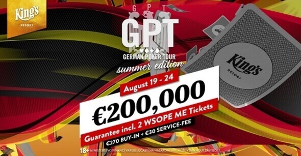 German Poker Tour - summer edition 2020 v King's!