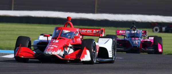 Motorsport, Indy 500 - 500 mil Indianapolis, vítěz Marcus Ericsson ve svém vozu Honda