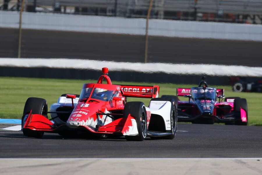 Motorsport, Indy 500 - 500 mil Indianapolis, vítěz Marcus Ericsson ve svém vozu Honda